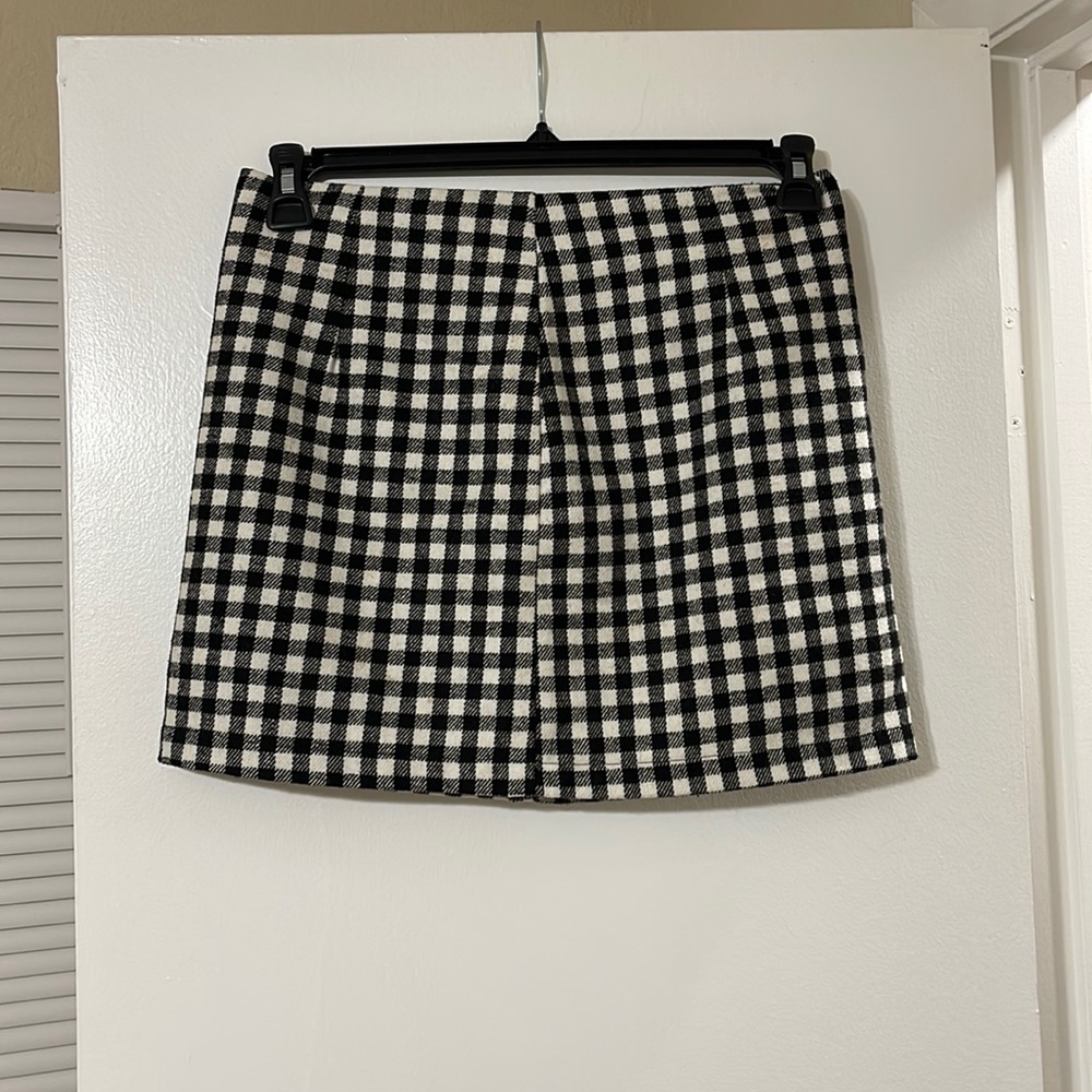 Checkered skirt